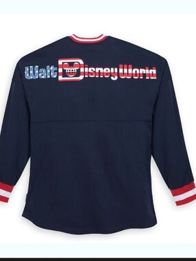 Disney Adult Shirt - Americana Mickey Mouse - Spirit Jersey Size Small